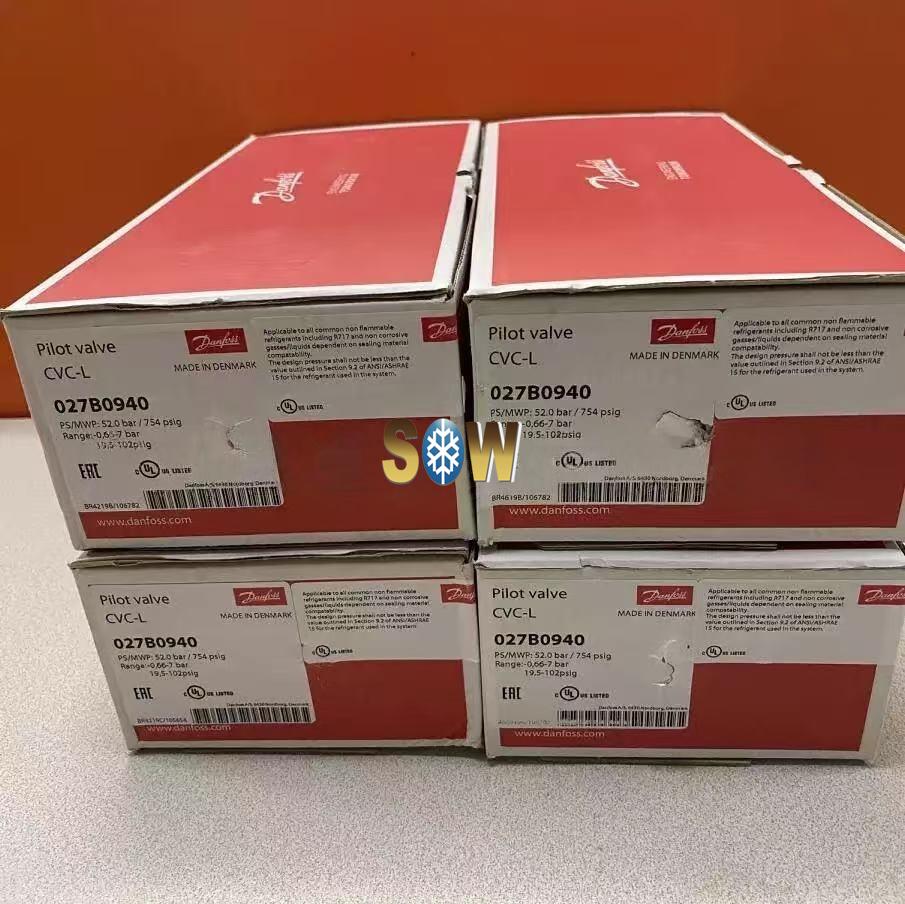 Danfoss Pilot valve, CVC-L, Pressure-operated pilot valve 027B0940