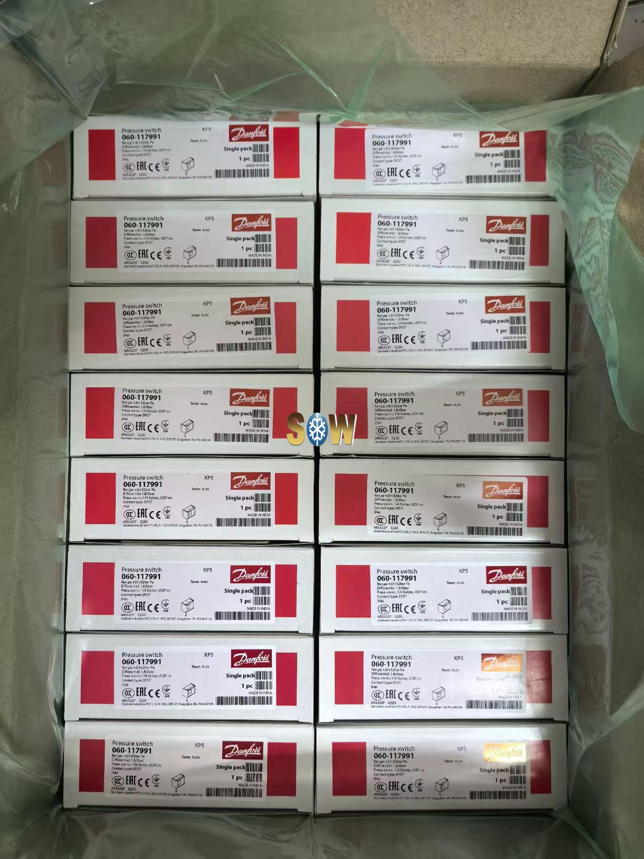 Danfoss Pressure switch, KP5 060-117991