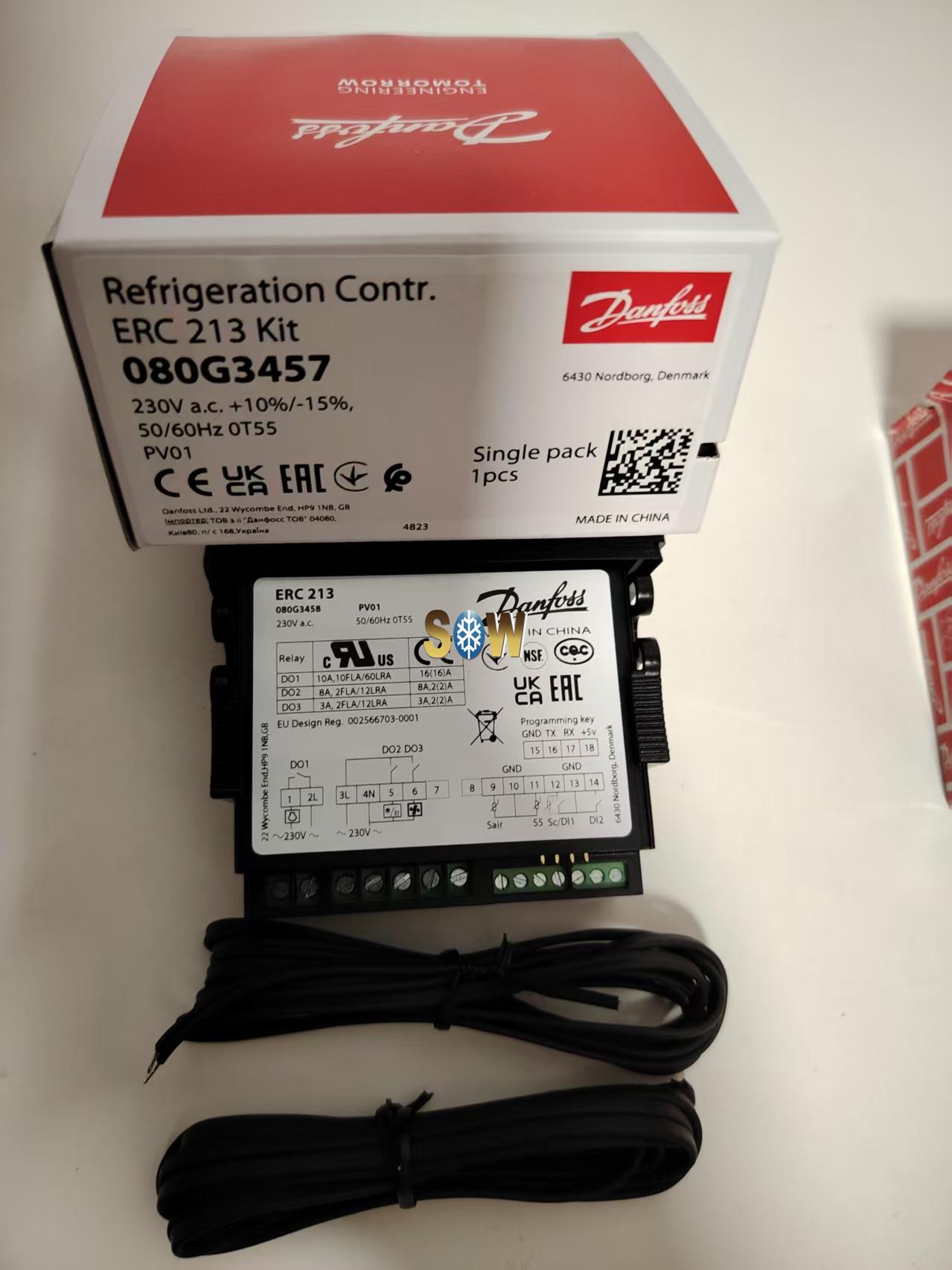 Danfoss Electronic refrigerat. control, ERC 213 080G3457