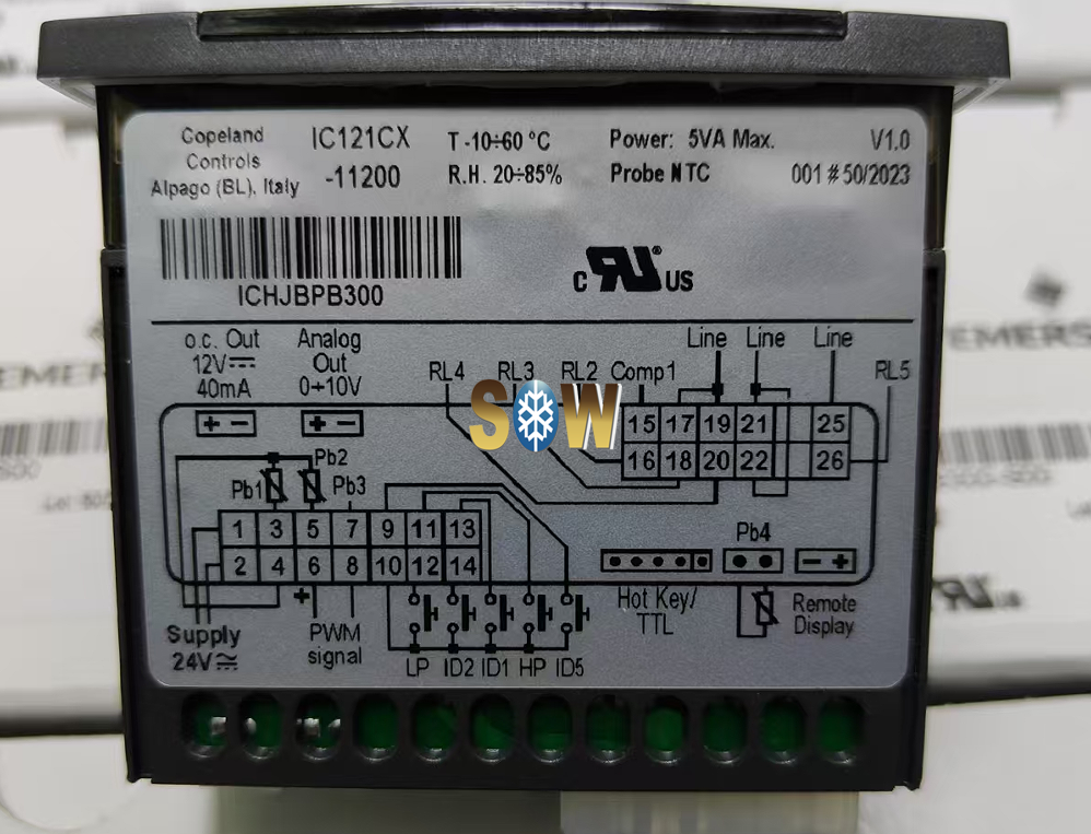 Copeland heat pump controller IC121CX-11200