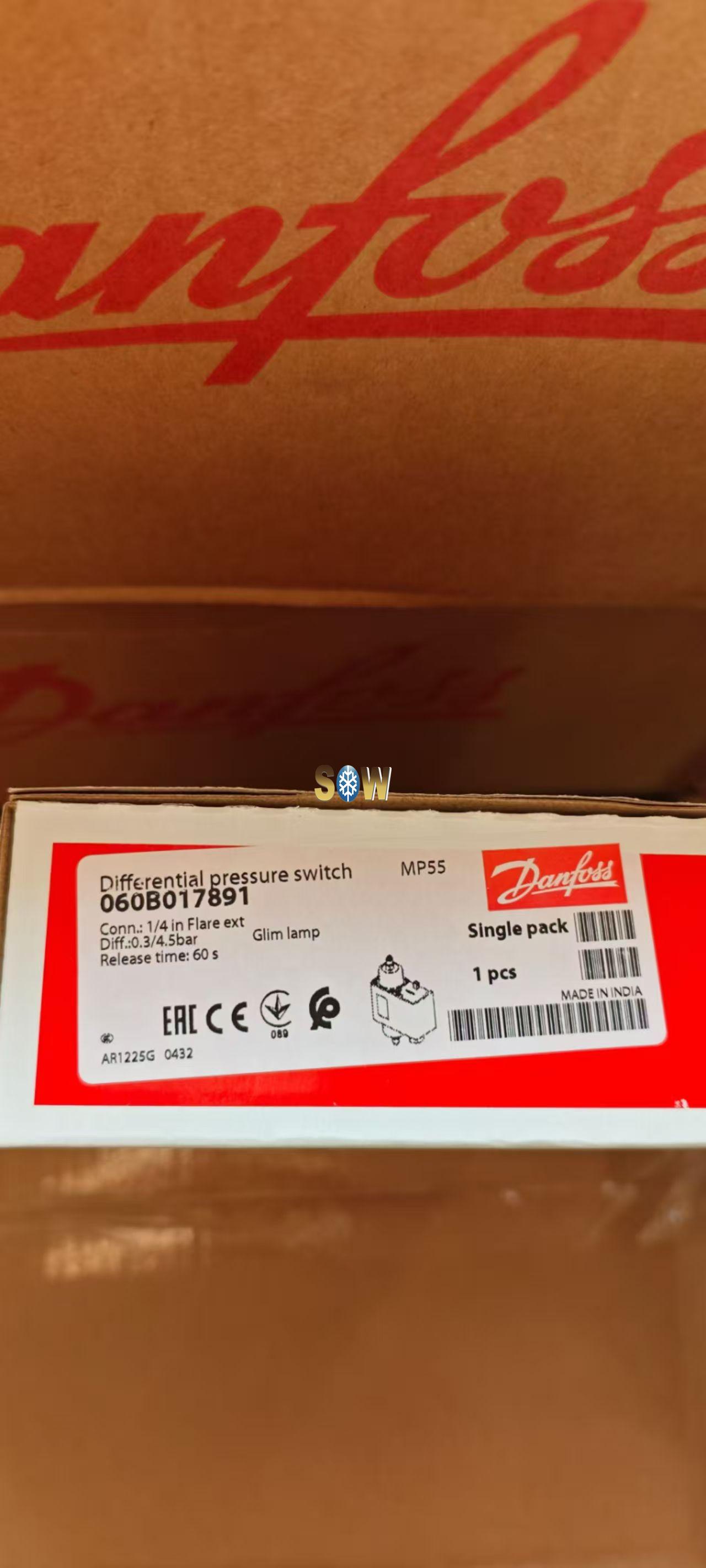 Danfoss Differential pressure switch, MP55 060B017891