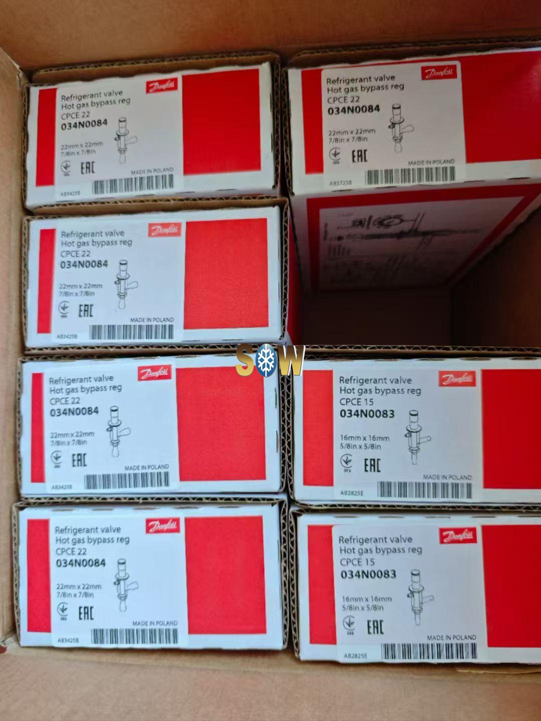 Danfoss Refrigerant valve Hot gas bypass regulator CPCE15 034N0083