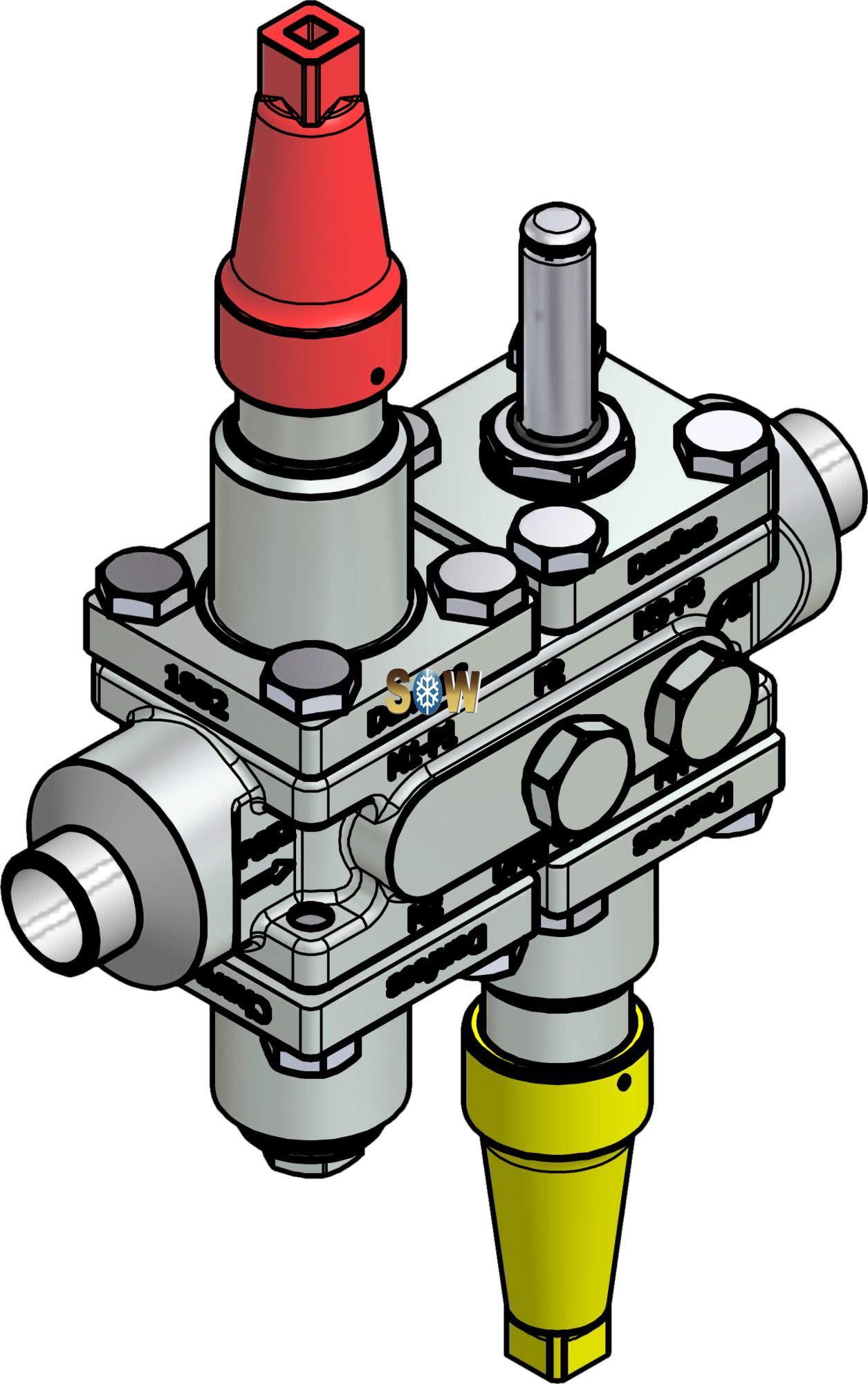 Danfoss Valve station, ICF 20-4-10RA, 027L3073