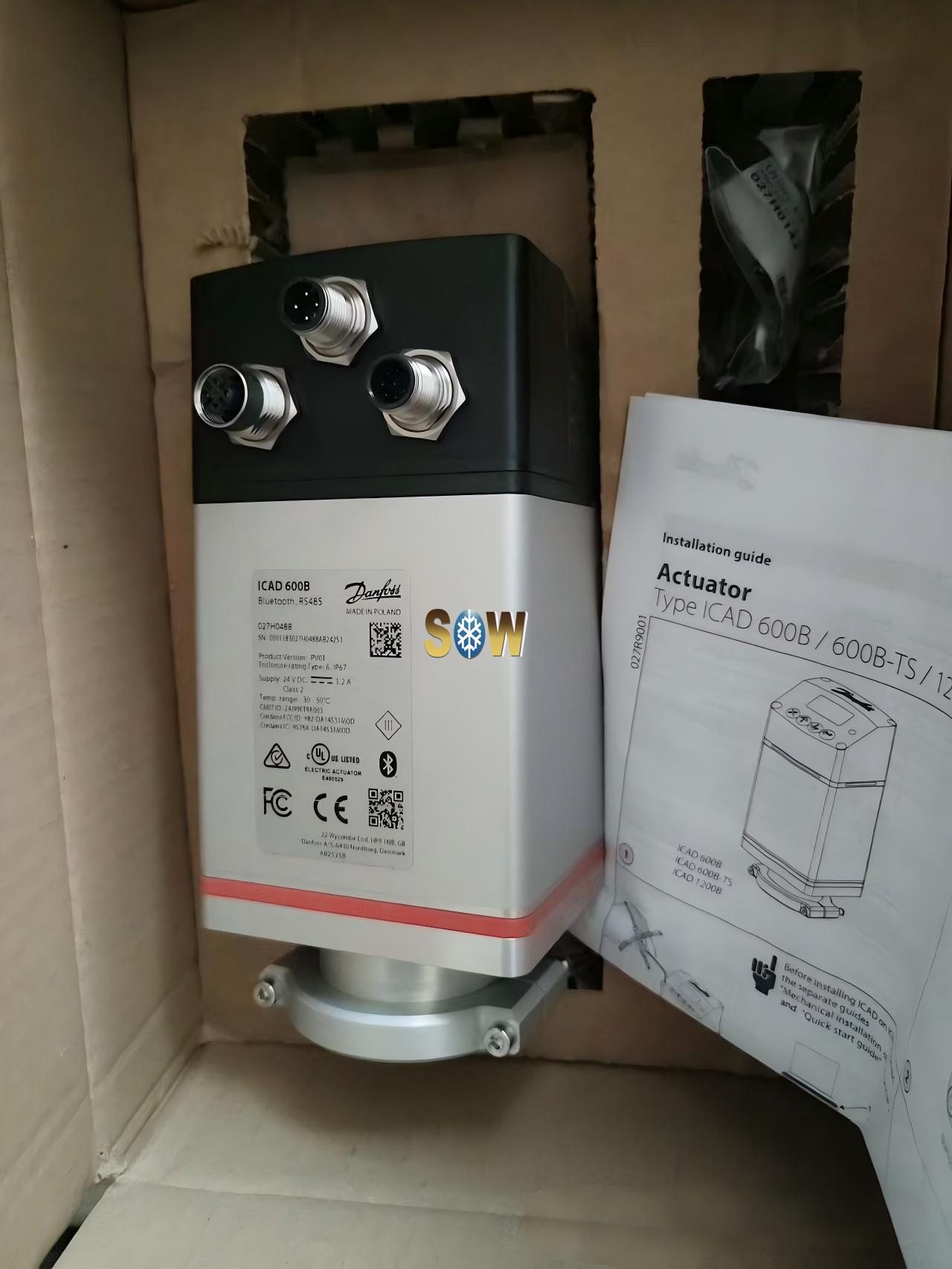 Danfoss Actuator, ICAD 600B 027H0488