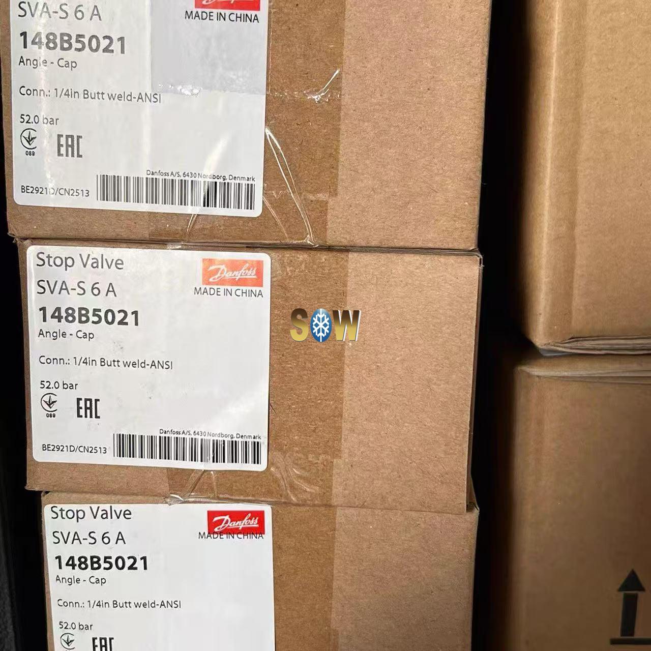 Danfoss Shut-off valve, SVA-S 6,148B5021