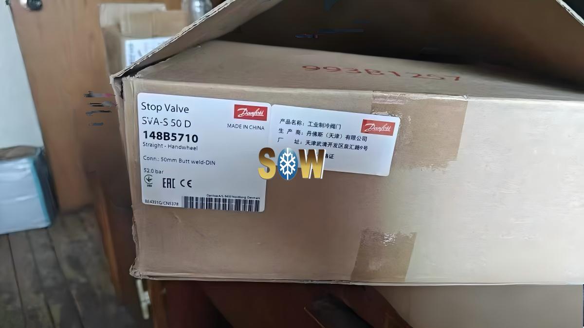 Danfoss Shut-off valve, SVA-S 50,148B5710