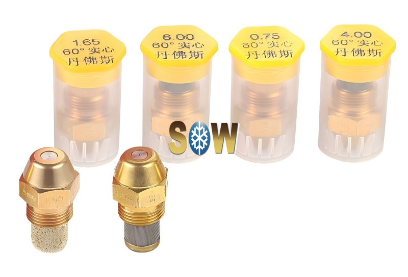 Danfoss Oil Nozzles, OD B, Semi solid 030B1135