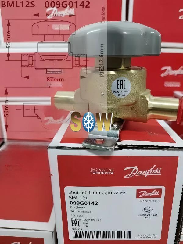 Danfoss Shut-off diaphragm valve, BML 12s 009G0142