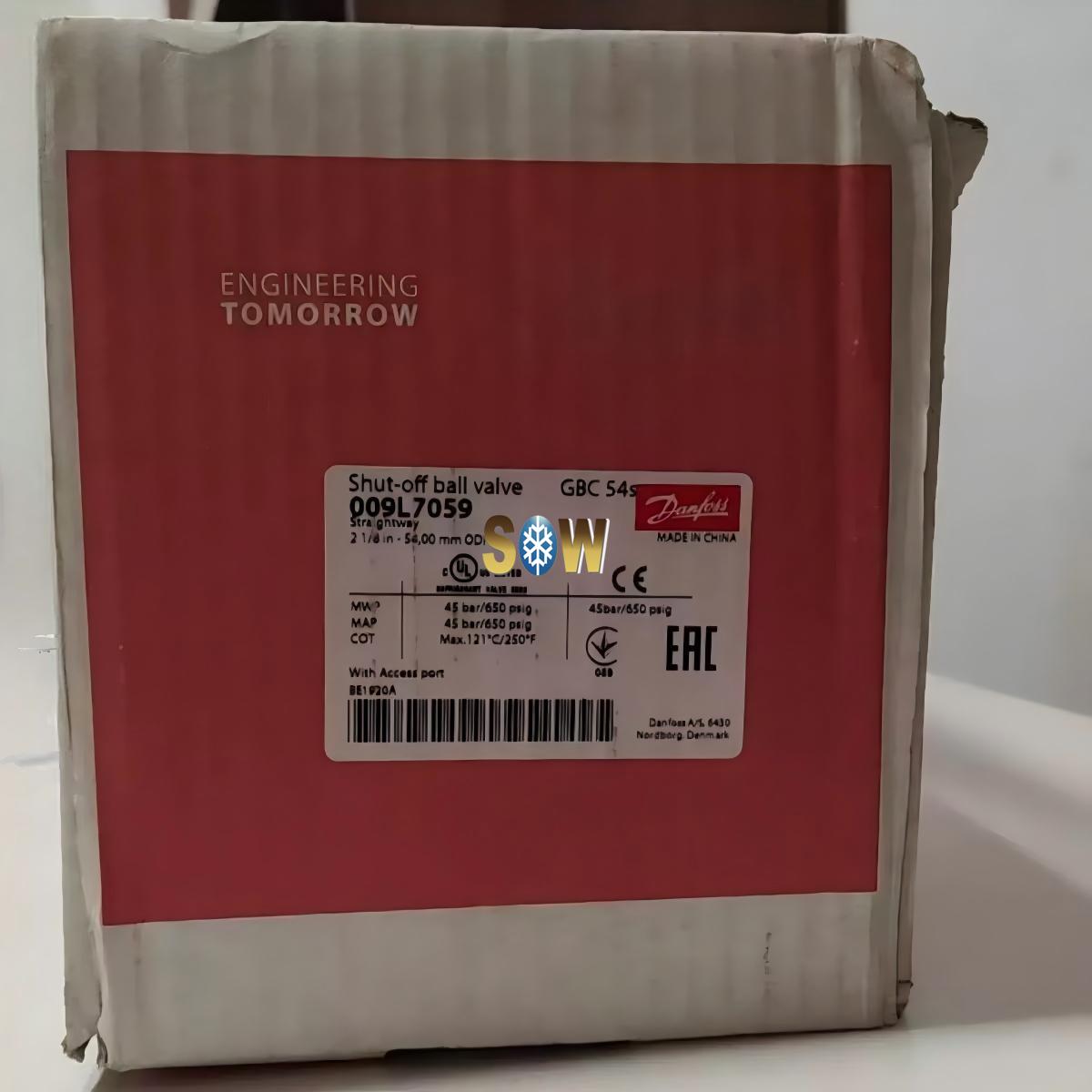 Danfoss Shut-off ball valve, GBC 54s 009L7059