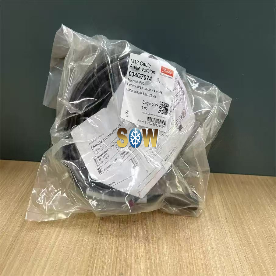 Danfoss Electric valve accessories, Cable 034G7074