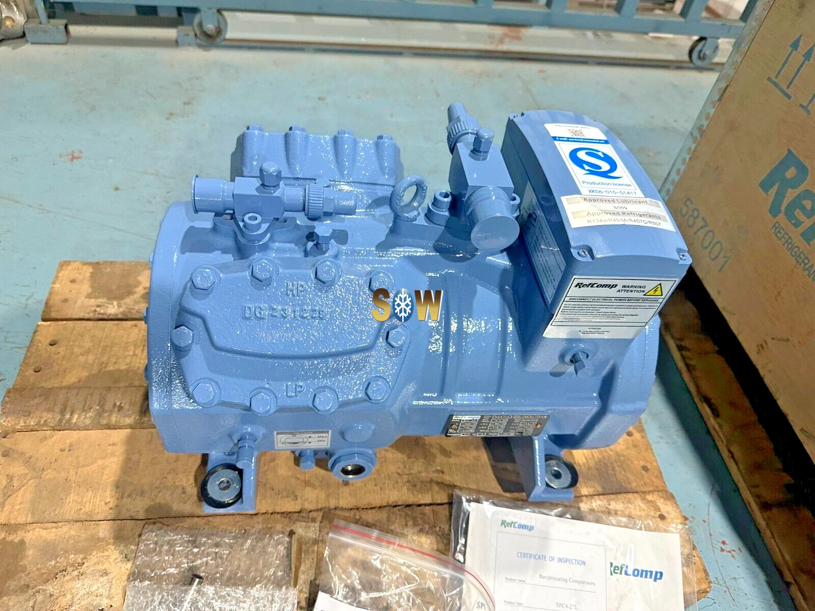 Refcomp Semi Hermetic compressor SPC4-27L