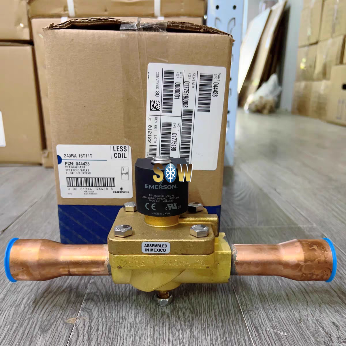 Emerson solenoid valve 240RA16T11T